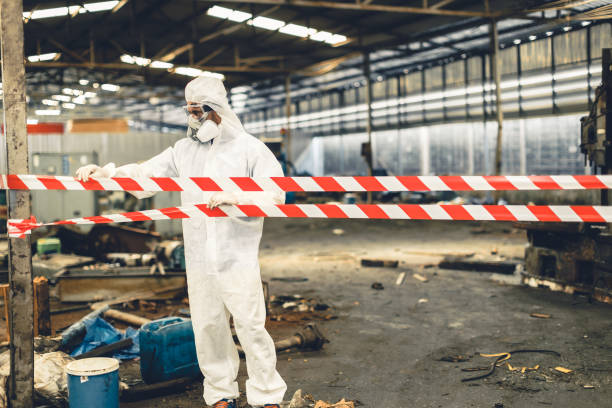 Professional Biohazard technician working in Rockaway, NJ
